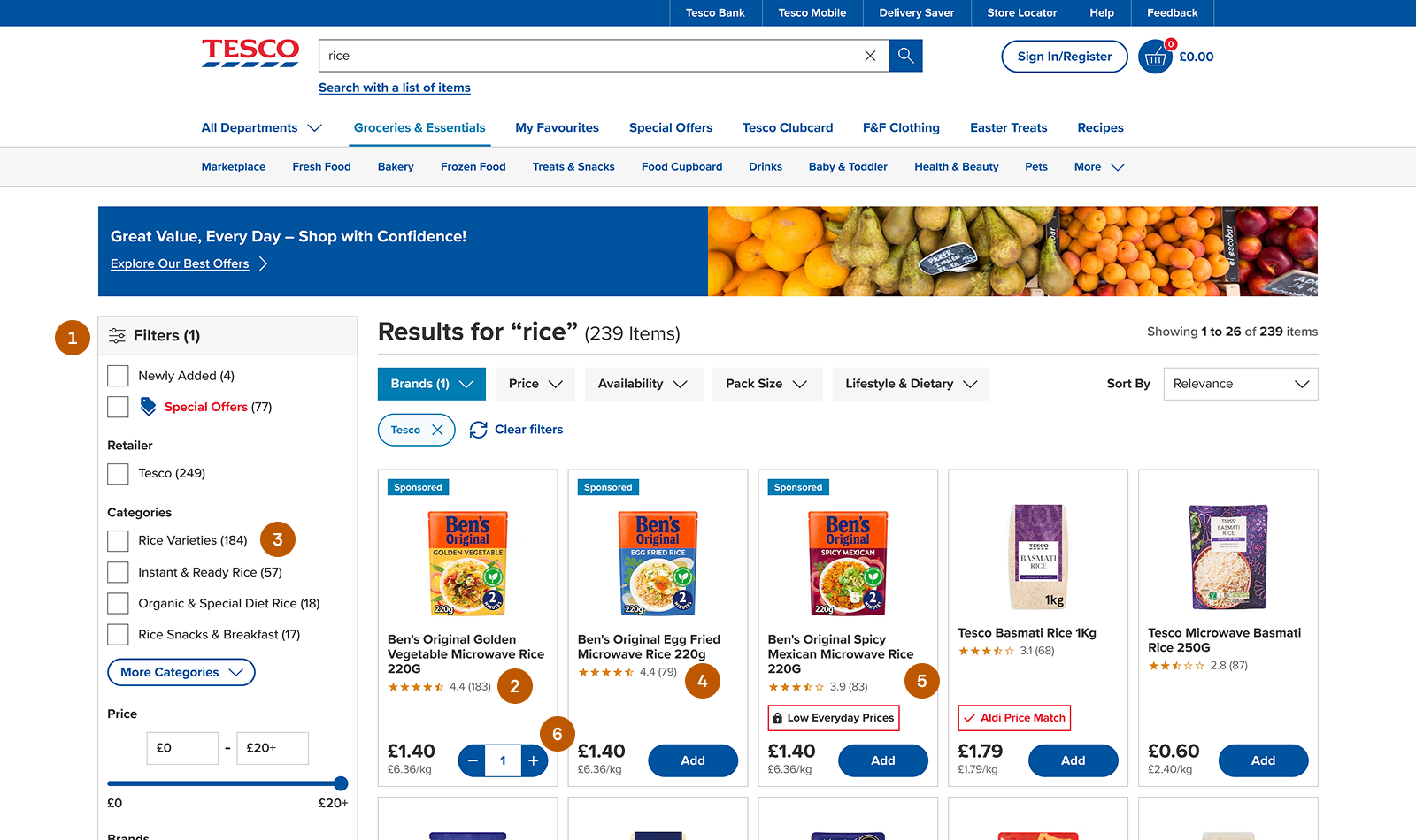 Filters after redesign